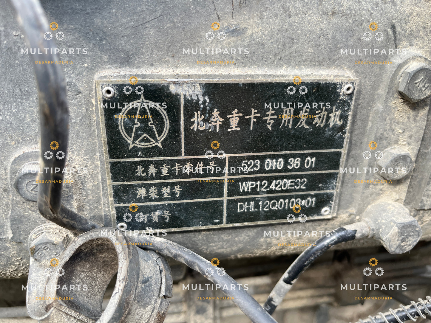 Motor weichai 420 HP