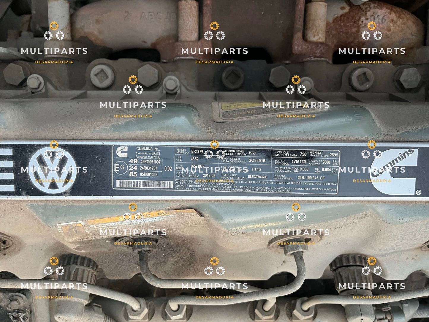 Motor volkswagen delivery 8-180 2018