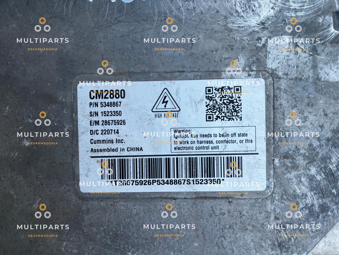 ECU foton auman 2546R año 2022