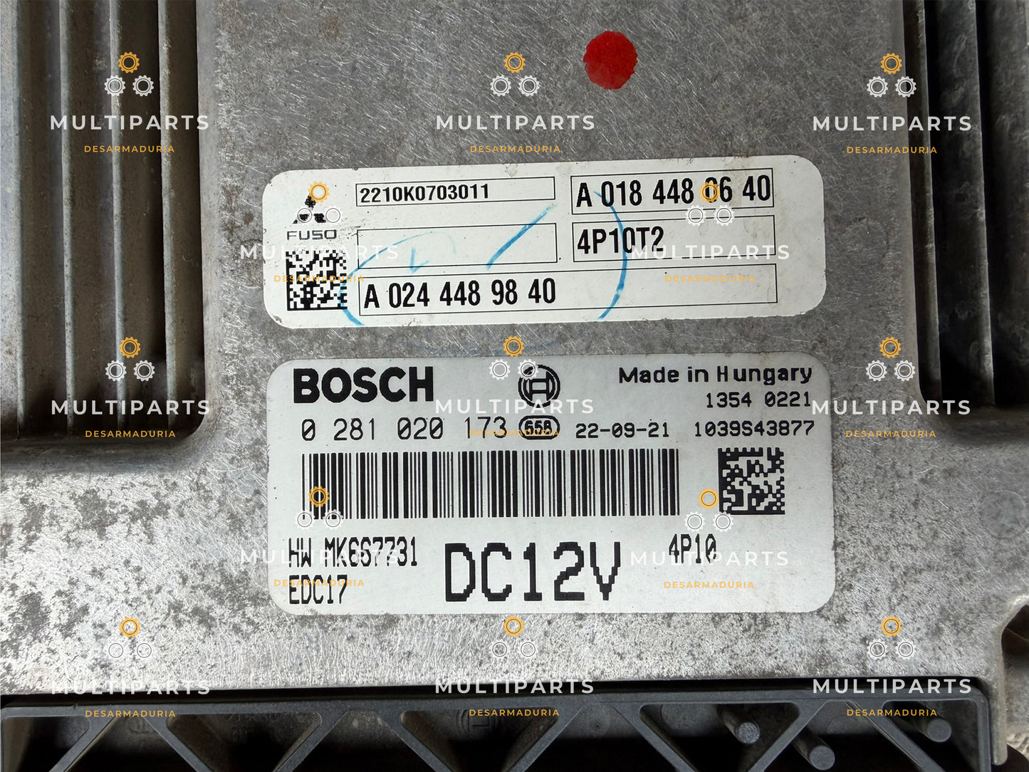 ECU mitsubishi canter fuso 413 año  2023